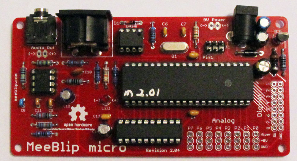 MeeBlip Micro - top view